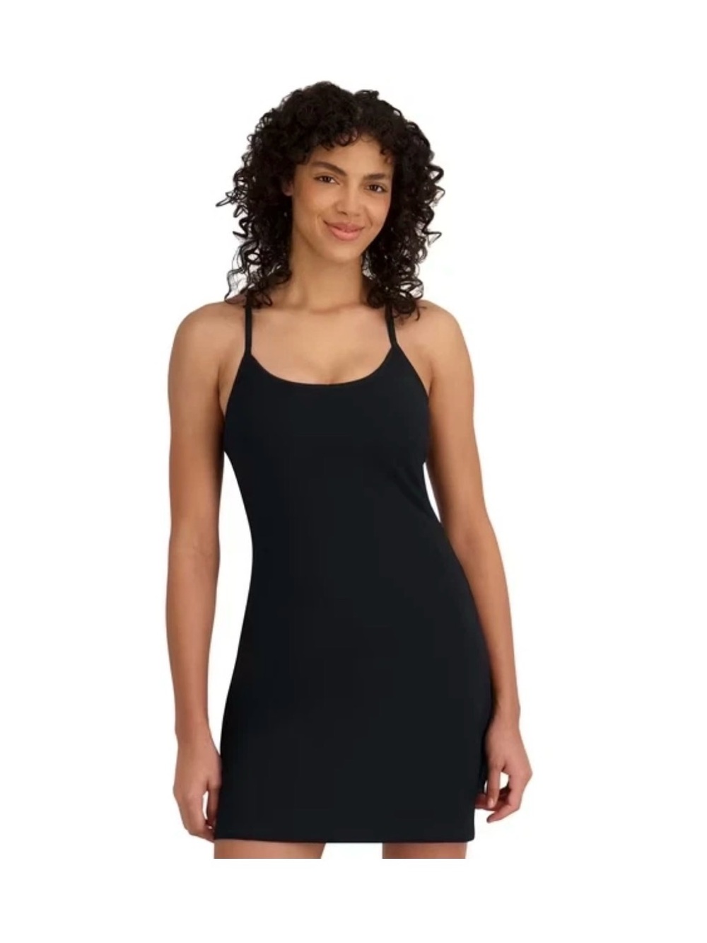 Outdoor Voices Women's Exercise Dress Size XL Black Built In Shorts